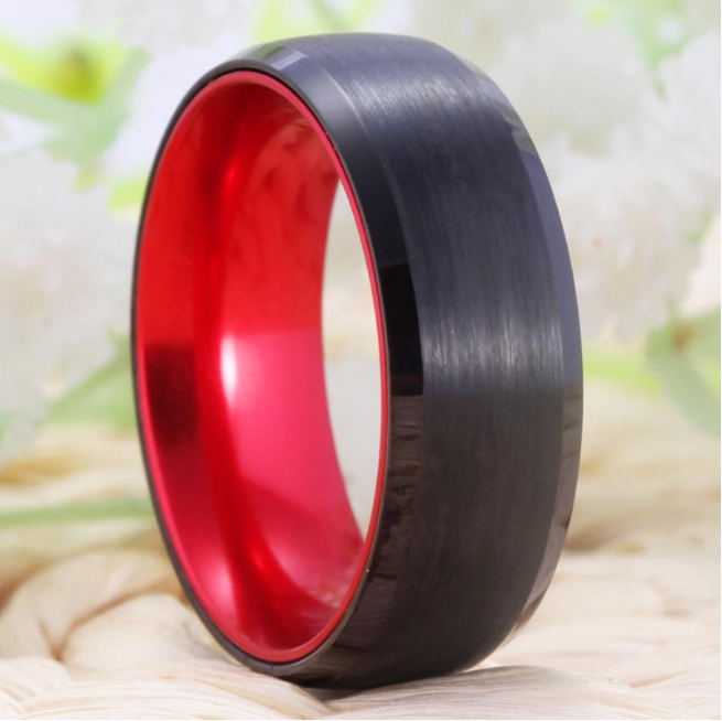 Tungsten Steel Ring for Men - Elegant Design 857