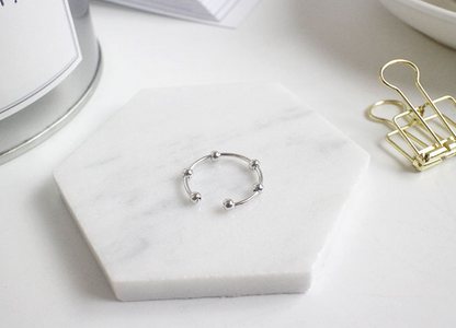 S925 Sterling Silver Adjustable Joint Ring