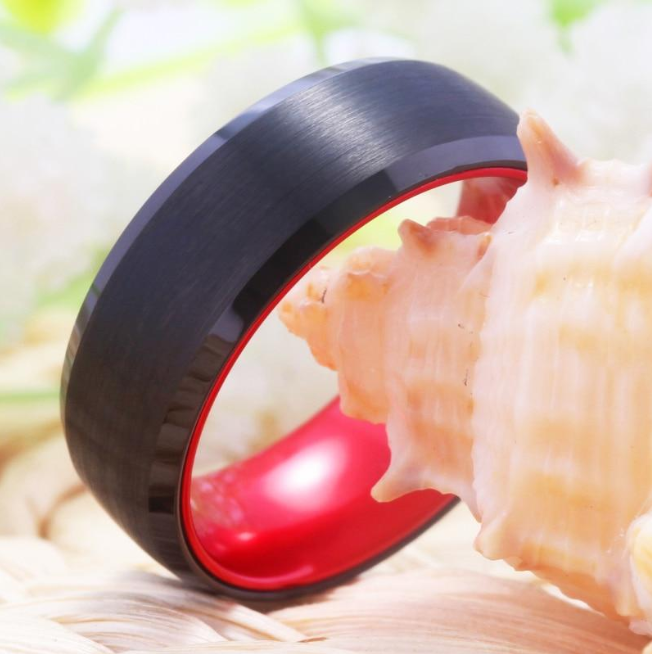 Tungsten Steel Ring for Men - Elegant Design 857