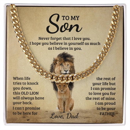 Never Forget - Cuban Link Chain