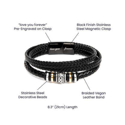 Love You Forever Believe Deep (To My Grandson) – Bracelet