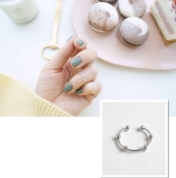 S925 Sterling Silver Adjustable Joint Ring